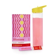 Strawberry Lemonade Drink Mix Vibations 50mg Drink Mix Edibles 